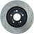 StopTech 06-09 Mitsubishi Eclipse (Exc Turbo)/04-09 Galant Slotted & Drilled Right Front Rotor