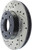 StopTech 96-00 Honda Civic DX/HX Coupe/90-00 Civic DX/LX Sedan Slotted & Drilled Right Front Rotor