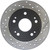 StopTech 04-08 Acura TSX / 03-07 Honda Accord SportStop Slotted & Drilled Left Rear Rotor