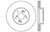 StopTech 99-08 Acura TL (STD Caliber) / 01-03 CL / 04-09 TSX Cross Drilled Left Front Rotor