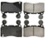 StopTech Performance Front Brake Pads 10-14 Chevy Camaro