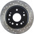 StopTech 04-08 Acura TL / 03-09 honda Element Slotted & Drilled Left Rear Rotor