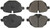 StopTech 11-17 BMW X3 Street Performance Rear Brake Pads