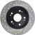 StopTech 06-09 Honda Civic Ex/Si Slotted & Drilled Left Rear Rotor
