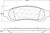 StopTech Street Brake Pads - Rear 308.13340