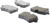 StopTech Street Brake Pads - Rear 308.15470