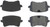StopTech Street Brake Pads - Rear 308.15470
