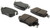 StopTech 14-19 Volkswagen GTI Rear Street Brake Pads w/Shims