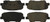 StopTech Street Brake Pads 308.12840