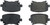 StopTech Street Brake Pads 308.11081