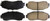 StopTech Performance 2010-2012 Acura RDX Front Brake Pads