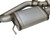 aFe MACHForce XP 3in 304SS Cat Back Exhaust s/ Black Tips 16-17 Cadillac ATS-V V6-3.6L (tt)