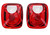 Rampage 1976-1983 Jeep CJ5 Taillight Conversion Kit - Brite