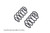 Belltech MUSCLE CAR SPRING SET 67-72 CHEVELLE MALIBU