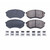 Power Stop 88-91 Mazda 929 Front Z17 Evolution Ceramic Brake Pads w/Hardware