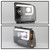 Spyder 05-07 Ford F250/350/450 Super Duty Projector LED Black PRO-YD-FS05V2PL-BK