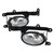 Spyder Honda Civic 06-08 2Dr OEM Fog Lights W/Switch Clear FL-HC06-2D
