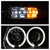 Spyder Ford Explorer 95-01 1PC Projector Headlights LED Halo Blk PRO-YD-FEXP95-HL-1PC-BK