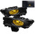 Spyder Mazda 3 07-08 4Dr OEM Fog Lights (Wont Fit Sports/Gt Or Htchbck)w/swch Yellow FL-CL-MAZ307-Y