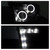 Spyder Dodge Ram 1500 09-14 Projector Headlights Halogen- LED Halo LED - Blk Smke PRO-YD-DR09-HL-BSM
