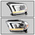 Spyder Dodge Durango 11-13 Halogen Model Only Projector Headlights - Chrome PRO-YD-DDU11SI-C