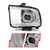 ANZO 05-09 Ford Mustang (w/Factory Halogen HL Only) Projector Headlights w/Light Bar Chrome Housing