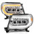 ANZO 05-11 Toyota Tacoma LED Projector Headlights w/Light Bar Swtchbk Seq. Chrome w/Initiation Light