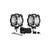 KC HiLiTES 6in. Pro6 Gravity LED Light 20w Single Mount SAE/ECE Driving Beam (Pair Pack System)