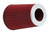 K&N Universal Air Filter Chrome Round Tapered Red - 4in Flange ID x 1.125in Flange Length x 9.5in H