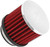 K&N 1.75in Flange ID x 3in OD x 2.5in H Chrome Finish Rubber Base Crankcase Vent Filter