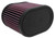 K&N Universal Oval Clamp-On Air Filter 2-3/4in Flange 6-1/4in Length 4in Width 5in Height