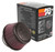 K&N Universal Round Clamp-On Air Filter 3in Flange ID x 6in Base OD x 4.625in Top OD x 3in Height