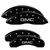 MGP 21-22 GMC Yukon/XL Set of 4 Caliper Covers Engraved Front & Rear GMC Black w/ Silver Characters