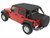 Header Bikini Top; Safari-style Black Diamond Jeep 07-09 Wrangler Unlimited; Safari (extended length); requires 51243-01 channel;