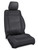 Rear Bench Cover for Jeep Wrangler JLU 4 door with leather interior Black with Red Stitching