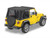 Replace-a-Top Fabric-only Soft Top Black Denim Jeep 97-02 Wrangler; No door skins included; Tinted side and rear windows