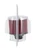 K&N Rubber Base Chrome Top Push-In Crankcase Vent Filter 3in OD x 2-1/2in H.