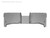 WeatherTech 04-10 Porsche Cayenne Rear FloorLiner - Grey