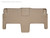 WeatherTech 08+ Chrysler Town & Country Rear FloorLiner - Tan 451412