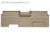 WeatherTech 09+ Ford F150 Super Cab Rear FloorLiner - Tan 451792