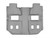 WeatherTech 2015+ Chevrolet Suburban Rear FloorLiner - Grey (Fits w/2nd Row Bucket Seats)