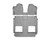 WeatherTech 11+ Chrysler Town & Country Front and Rear FloorLiners (Over The Hump) - Grey