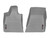 WeatherTech 2016 + Maserati Ghibli Rear Wheel Drive Style 1 Grommet Front FloorLiner - Grey