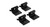 Rhino-Rack Reconn-Deck Bar Roof Top Tent Bracket Kit (4pcs)