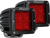 Rigid Industries D-Series - Diffused Rear Facing High/Low - Red - Pair