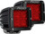 Rigid Industries D-Series - Diffused Rear Facing High/Low - Red - Pair