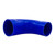 Mishimoto Silicone Reducer Coupler 90 Degree 3.5in to 4in - Blue