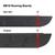 Go Rhino RB10 Slim Running Boards - Bedliner - 73in