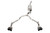 Corsa 21-22 Suburban / Yukon XL 5.3L 4WD Dual Rear 3in - 2.75in Sport Cat-Back DW 4in Black Tips