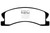 EBC 99-04 Jeep Grand Cherokee 4.0 (Akebono) Yellowstuff Front Brake Pads